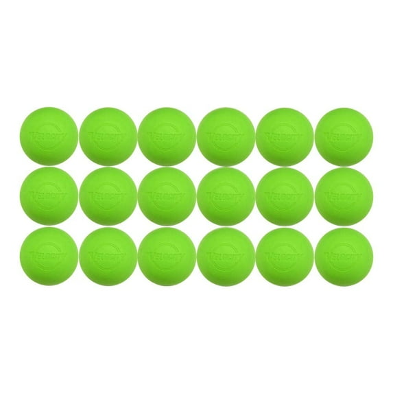 Velocity Lacrosse Balls – 18 Pack – Official Size, NFHS & College Approved – Lime Green