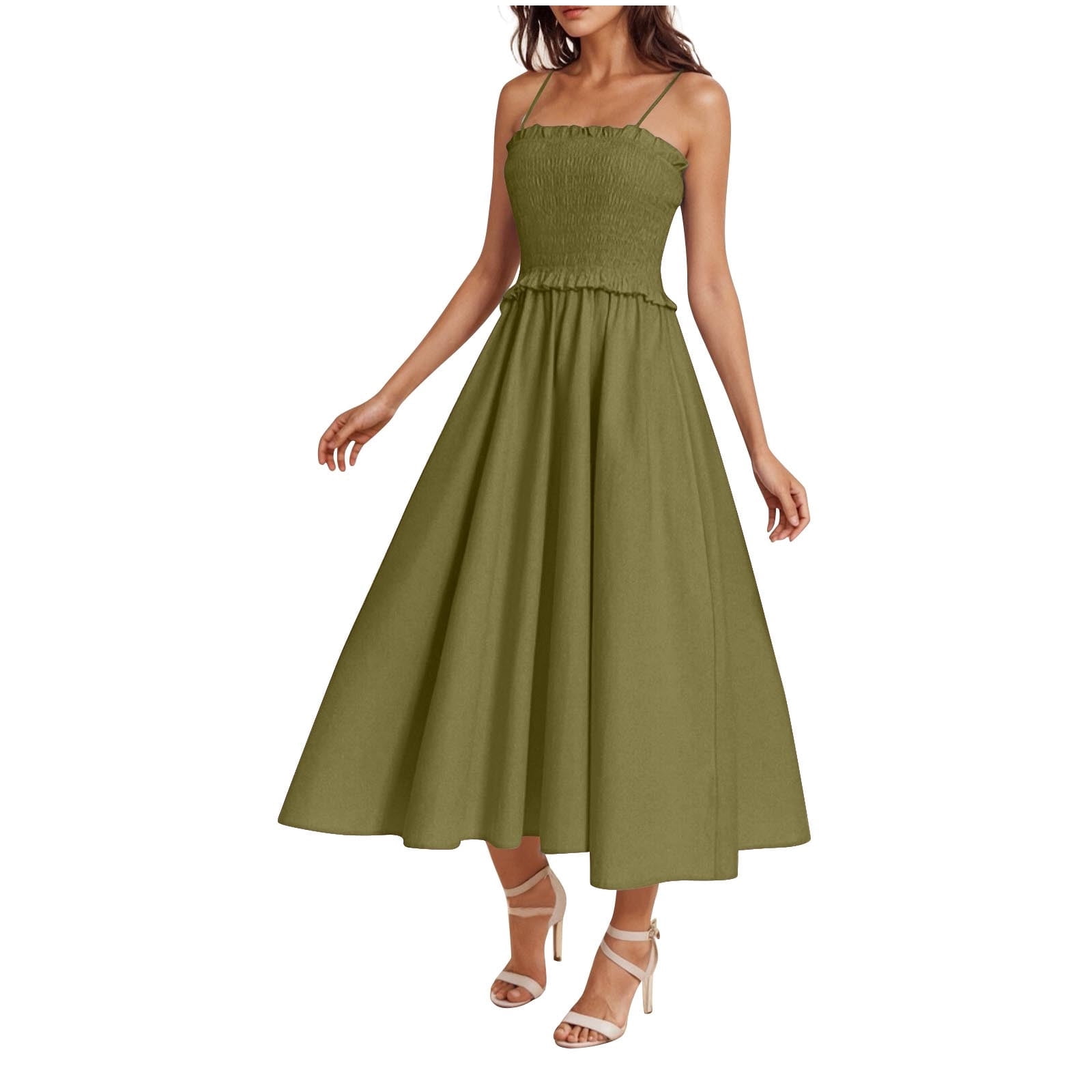 lime green spandex dress London Times Lime Green Ruffled V Neck Sleeveless Sheath Dress Petite Size 8