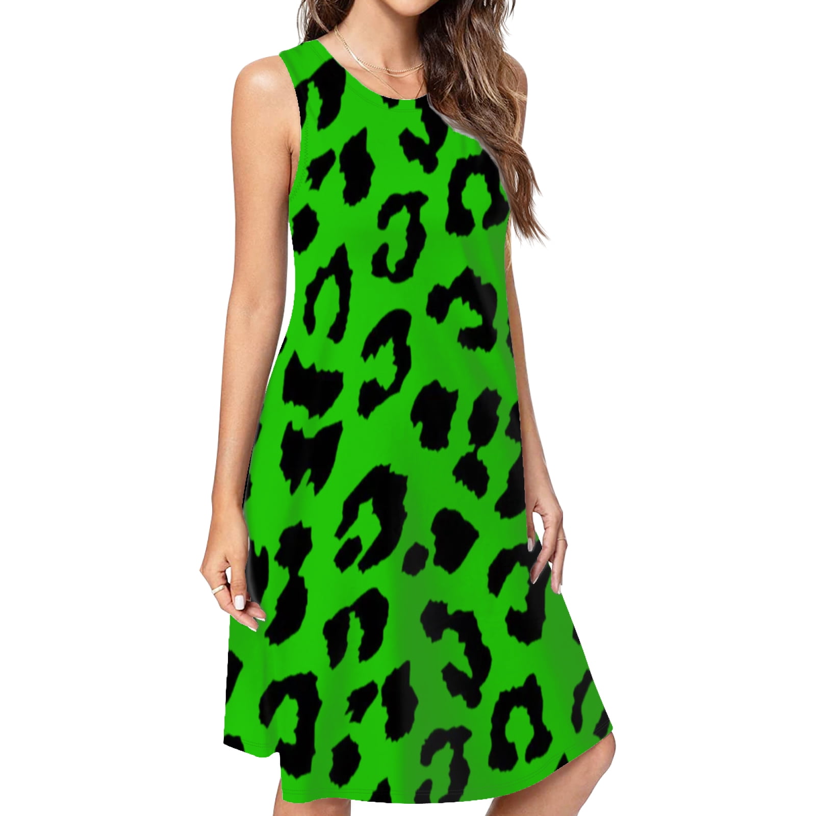 green emerald velvet dress Aine Green Blue Leopard Print Long Sleeve Midi Dress