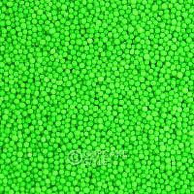 Lime Green Nonpareil Confetti Sprinkles, Cake, Cookie, Donut, Cakepop Toppings, 6 oz.