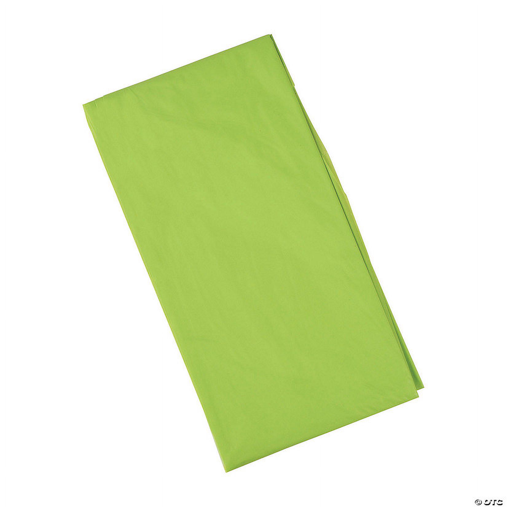 Lime Green Plastic Tablecloth