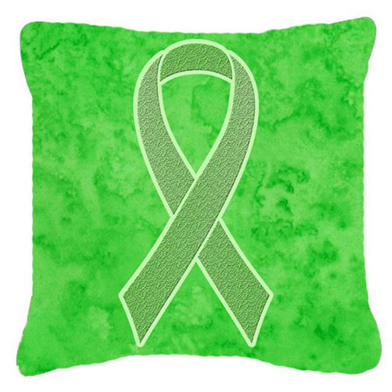 Lime Green Ribbon for Lymphoma Cancer Awareness Indoor & Outdoor Fabric