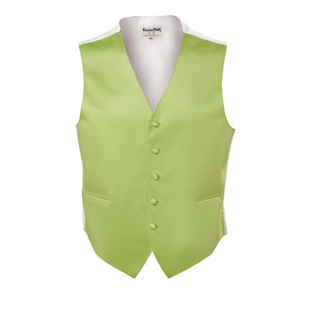 Lime Green Satin Fullback Vest
