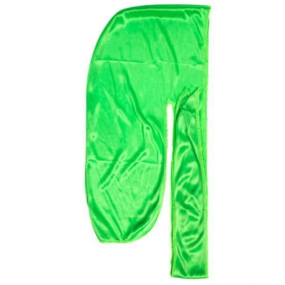 Lime Green Silk Durag- Wave Cap