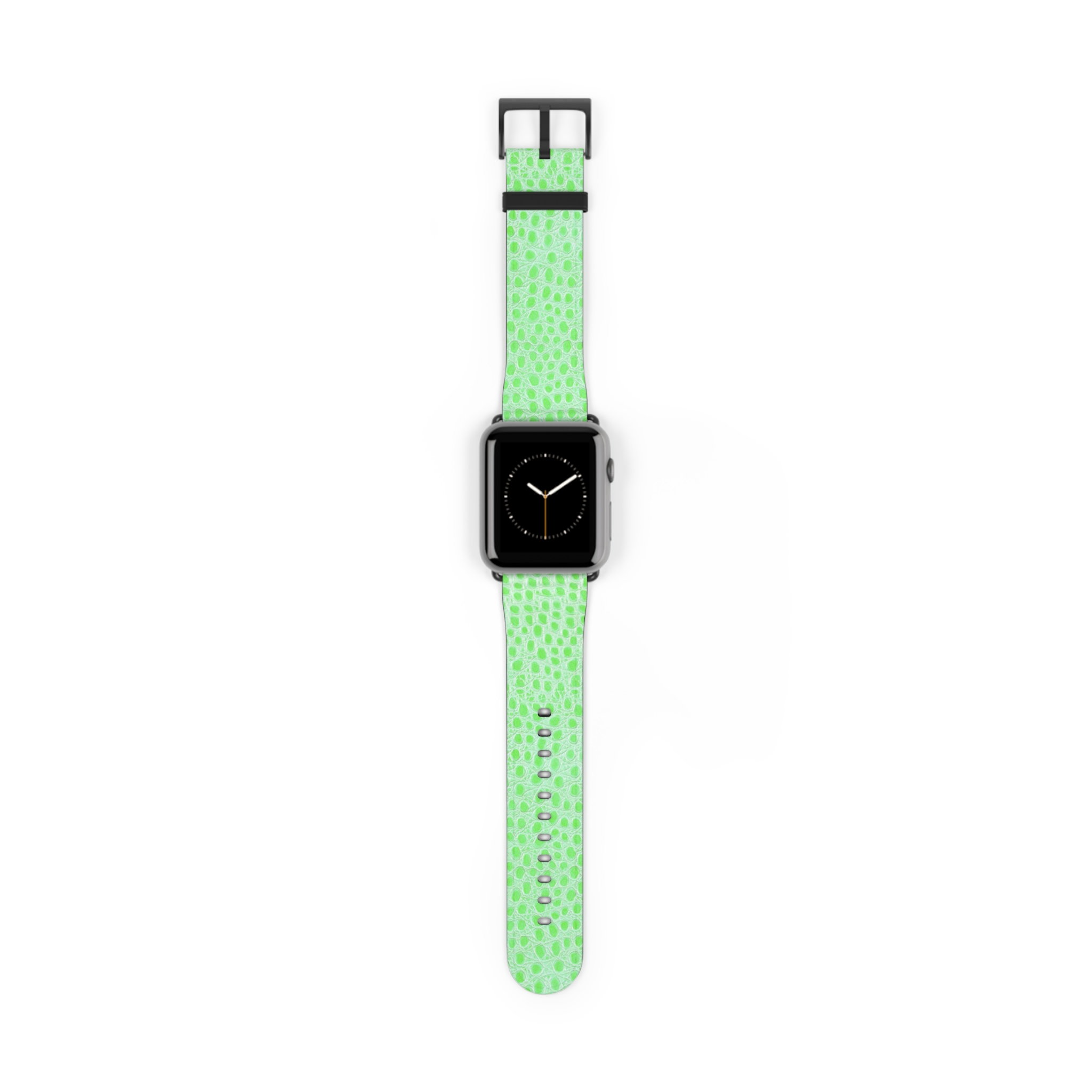 Leather Green Snakeskin Apple Watch band. Green Python Leather Apple Watch Band | Handdn - Bespoke  main image 4
