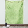 thumbnail image 1 of Lime Green Tapestry, Triangles Geometry Figures Modern Digital Pyramids Soft Icons Graphic, Wall Hanging for Bedroom Living Room Dorm Decor, 60W X 80L Inches, Pale and Fern Green, by Ambesonne, 1 of 5