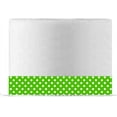 thumbnail image 1 of Lime Green and White Polka Dot Edible Cake Decoration Ribbon -6 Slim Strips, 1 of 1