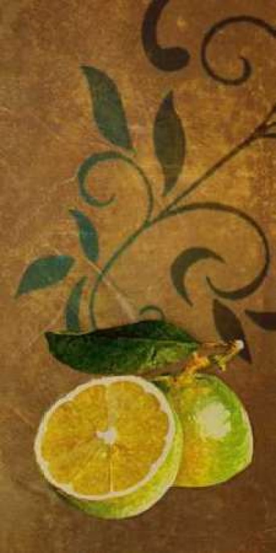 Lime II Canvas Art - Steve Butler (10 x 20)