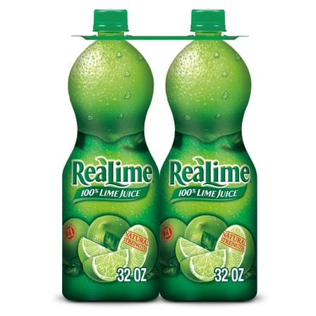 Lime Juice, 32 Fluid Ounce Bottles (Pack of 2)