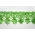thumbnail image 1 of Lime Kelly Green 5/8”~5-1/8” Embroidered Floral Venice Lace Trim Guipure By Yard (UB204 (1.75")), 1 of 2