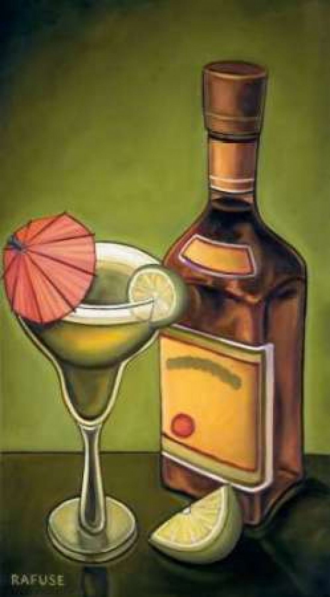 Lime Margarita Canvas Art - Will Rafuse (24 x 36)