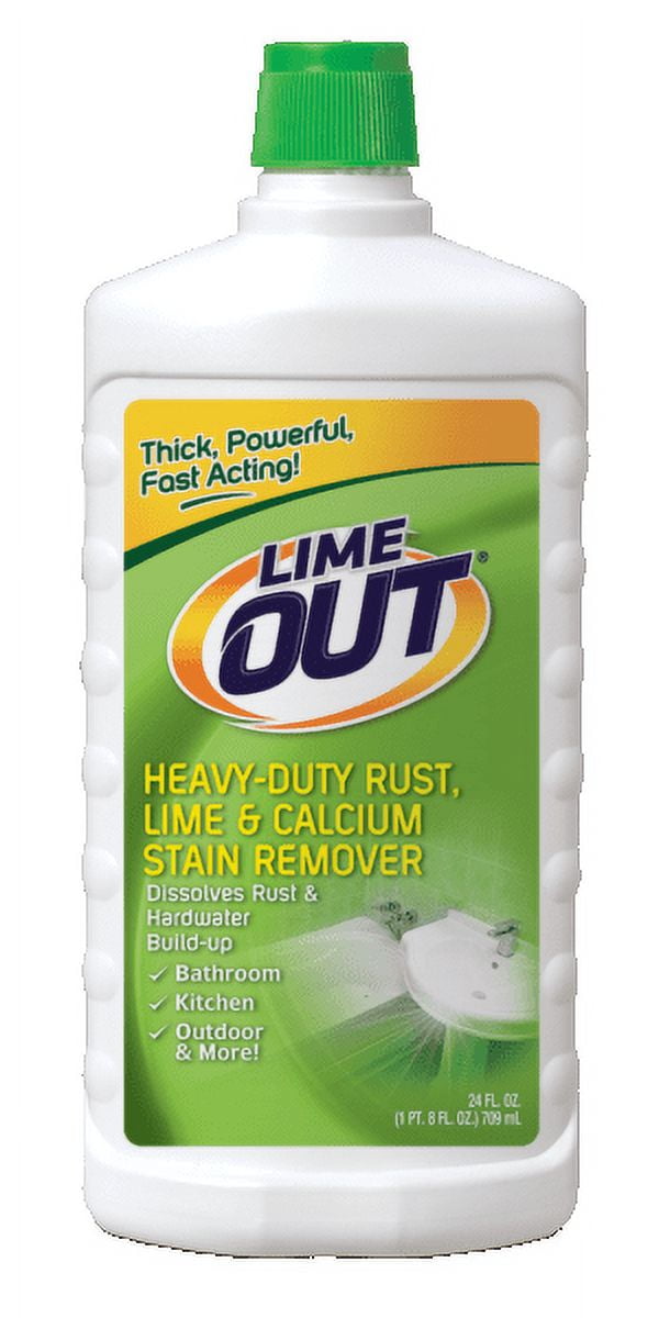 Lime OUT HeavyDuty Rust, Lime & Calcium Stain Remover, 24 fl. oz