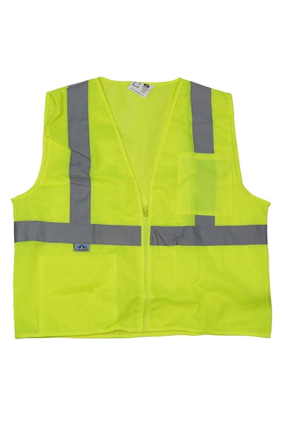 Lime Reflective Safety Vest - Hi Vis Vest - M