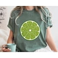 thumbnail image 1 of Lime Slice Graphic T-Shirt: Summer Citrus Tee, Foodie Gift TSHIRT All Size S-5XL, 1 of 5