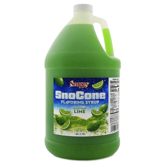 Lime Snappy Snow Cone Syrup (1 Gallon)