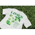 thumbnail image 1 of Lime TShirt, Aesthetic Fruit Shirt, Fruit Shirt, Simple Tee, Vintage Shirt, Boho Shirt, Y2K aesthetic Clothing, 2000s, Cute shirt, nostalgia TH220544, 1 of 5