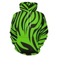 thumbnail image 1 of Lime Zebra Stripes 3d Sweatshirts Hoodie Fashion Casual Personality Men's Women Street Hoodie Pullovers Long Sleeve Comfortable Top, 1 of 6