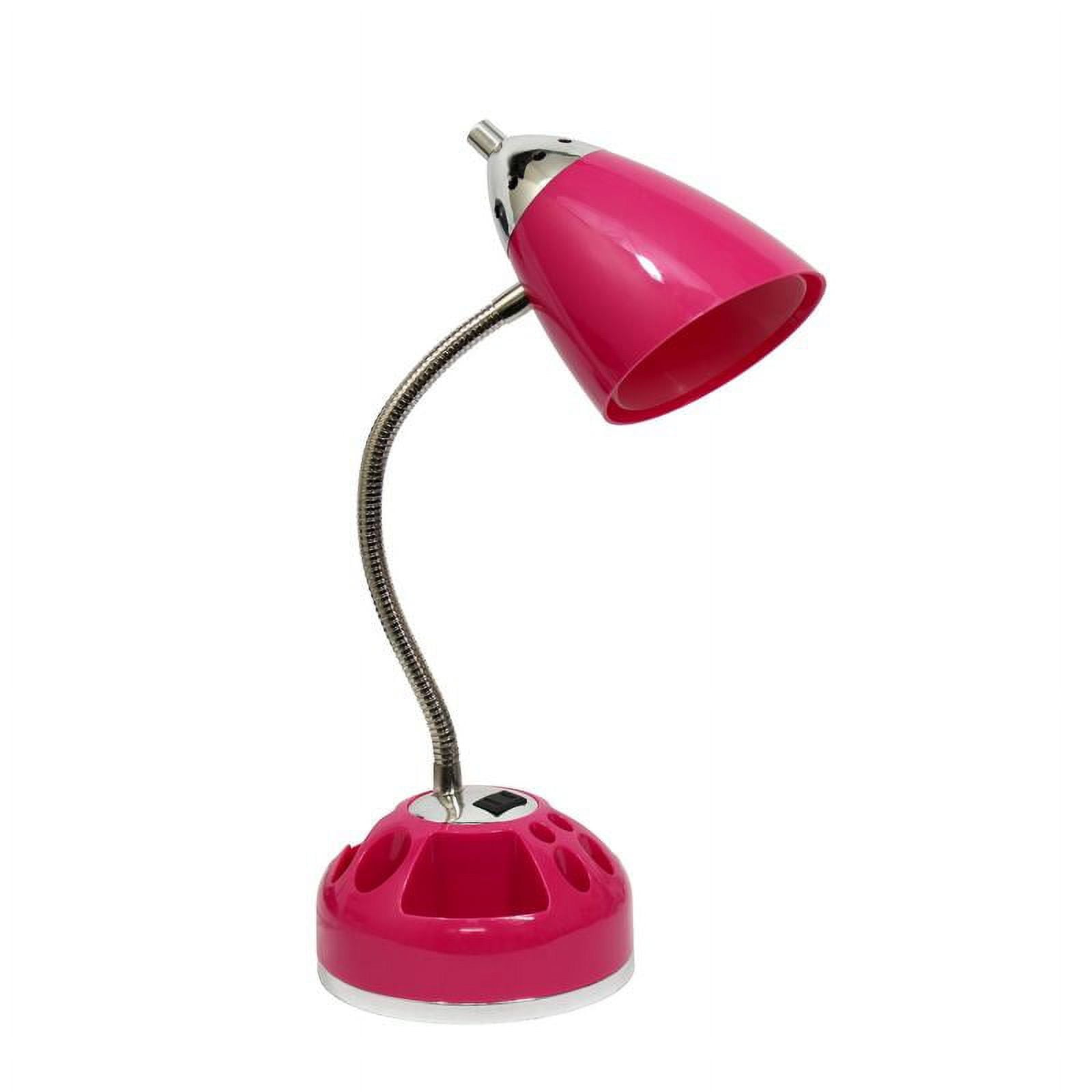 House of Troy K150-PK Kirby Contemporary Pink LED Reading Lamp w/ USB Port  - HOT-K150-PK