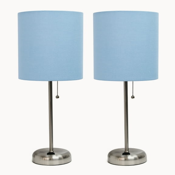 LimeLights Stick Lamp with Charging Outlet - Set of 2