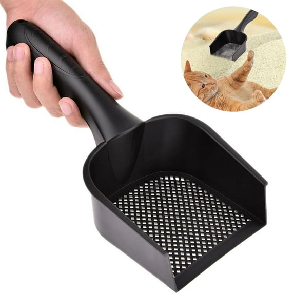 Limei 1 PC Cat Litter Scoop, Small Hole fine Litter Shovel, Plastic Kitty Litter Scooper for Cat Dog Rabbits Hamster Snake Sifter Scoop