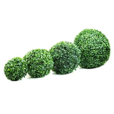 Limei 1 Pack Boxwood Topiary Ball - Artificial Topiary Plant - Wedding Decor - Indoor/Outdoor Artificial Plant Ball - Topiary Tree Substitute (7.1inch)
