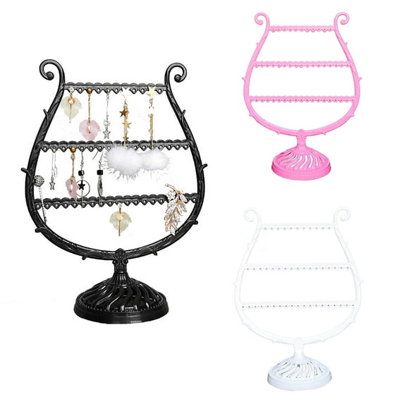 Limei 1 Pack Jewelry Storage Rack, Wine Glass Antlers Jewelry Organizer for Storing Jewelries, Earrings, Necklaces, Makeups, Hair Accessories organizers in Closet, Travel, RV (Pink)