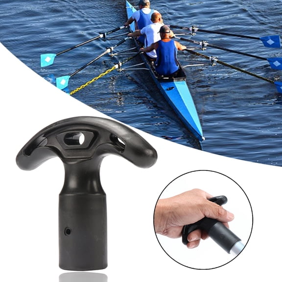 Limei 1 Pack Paddle Handle, 28mm T-shaped Paddle Handle Boat Paddle Grip (Black)