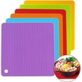 thumbnail image 1 of Limei 1 Pack Silicone Trivet Mat, Silicone Trivets for Hot Pots and Pans, Multipurpose Non-Slip & Heat Resistant Silicone Hot Pad for Kitchen Counter (Green), 1 of 7