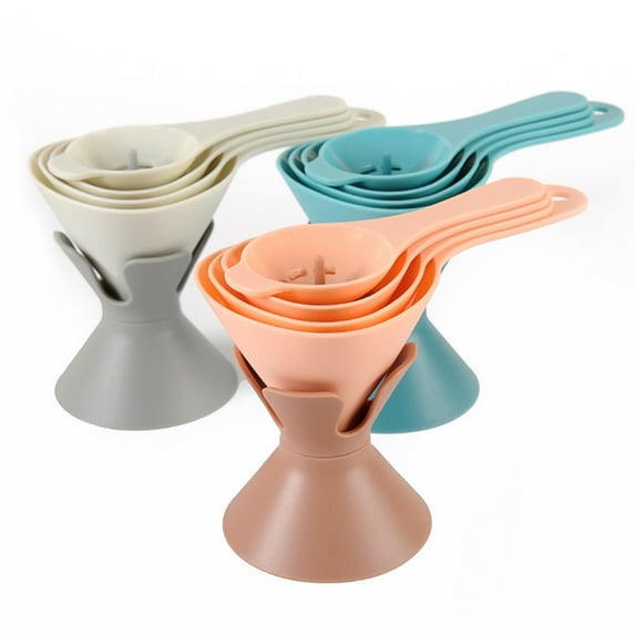 Limei 1 Set Oil Funnel Multifunctional 6-in-1 Detachable Filter Reusable Kitchen Funnel