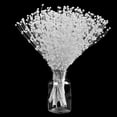 thumbnail image 1 of Limei 10 Pieces 4mm Pearls String Wedding Bouquet Floral Beaded Sticks for DIY Bride Bouquet, Wedding Party Garland Decor, Table Centerpiece, White, 1 of 7