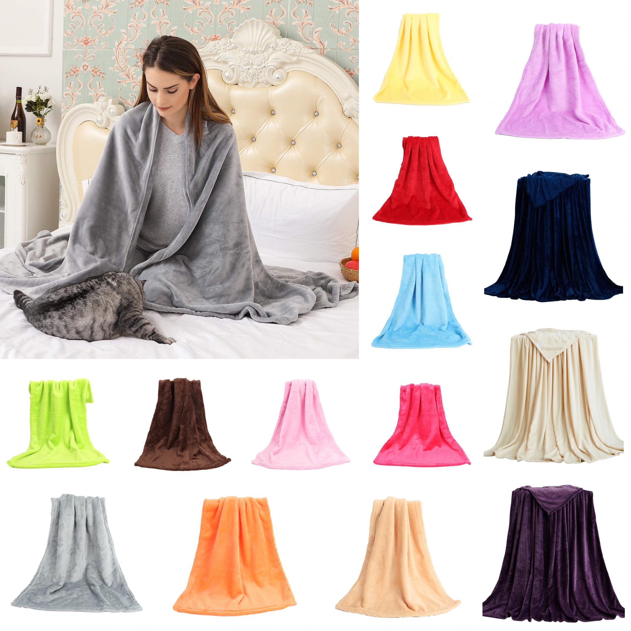 Lime throw blanket sale