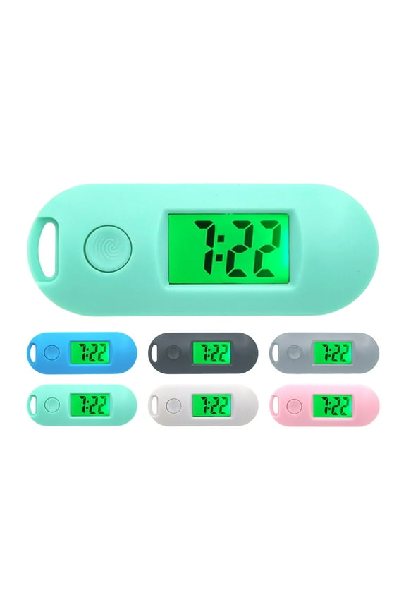 1Pcs Keychain Pocket Watch Clip on Watch Digital Pocket Watch Electronic Pocket Watch with Chain Kids Keychains for Backpacks, Small Pocket Watch Keyring for Nurse Student Home Office Outdoor