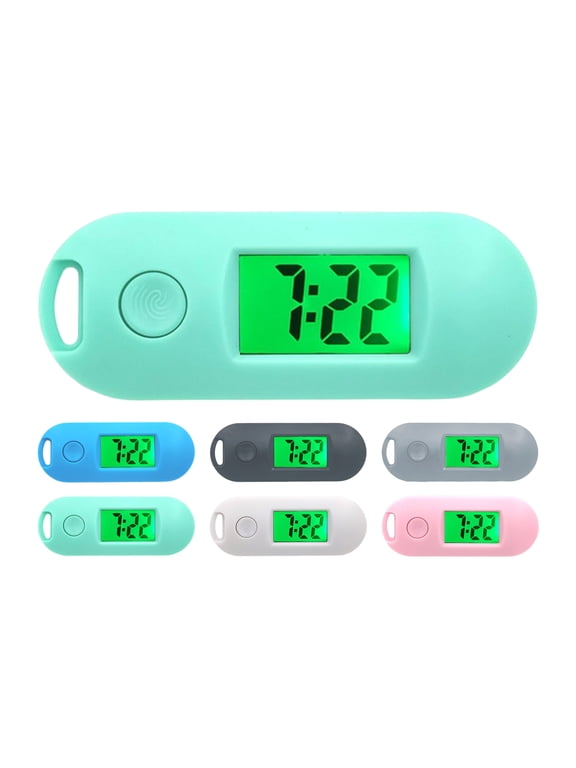 1Pcs Keychain Pocket Watch Clip on Watch Digital Pocket Watch Electronic Pocket Watch with Chain Kids Keychains for Backpacks, Small Pocket Watch Keyring for Nurse Student Home Office Outdoor