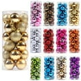 thumbnail image 1 of Limei 24Pcs Christmas Balls Ornaments for Xmas Christmas Tree - Shatterproof Christmas Tree Decorations Hanging Ball for Holiday Wedding Party Decoration, 1 of 7