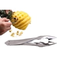 thumbnail image 1 of Limei 2PCS Practical Stainless Steel Cutter Pineapple Eye Peeler Kitchen Tools, 1 of 7