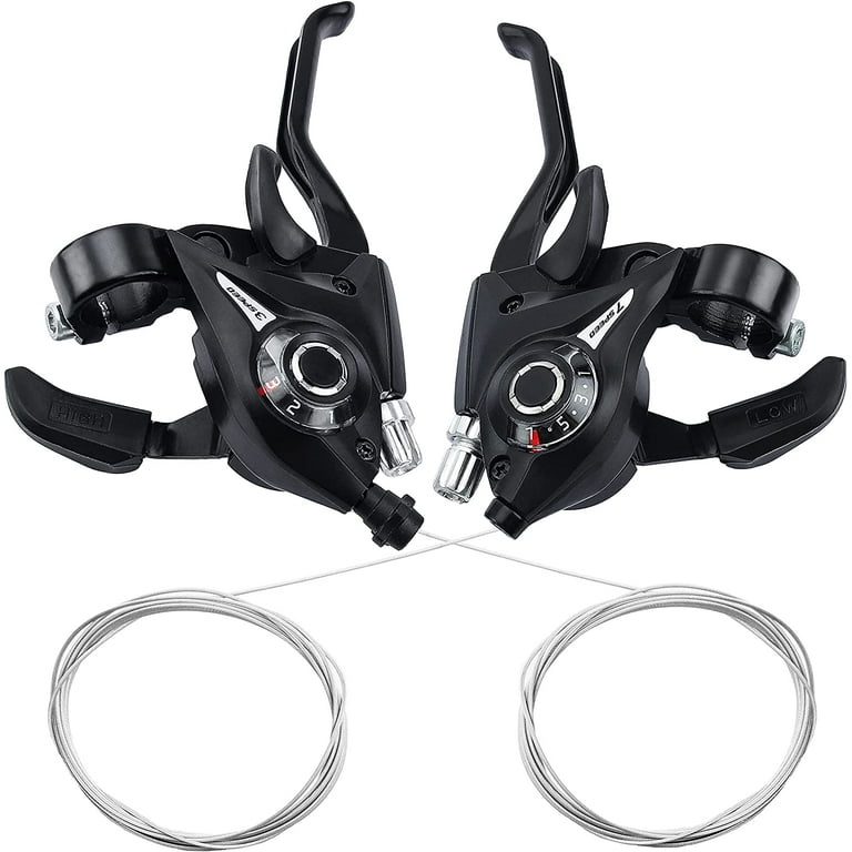 Limei 2Pcs Shifter 3x7 Speed Shifter Brake Lever Set 21 Speed Bike