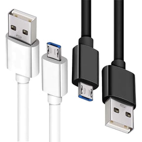 Limei 3 3 FT Long Charger Cable Fast Charge USB to Micro USB Cable White Micro USB 2 0 Cable USB 2A Micro Cable for Charger Cord Tablet Galaxy 7 S7 S6 Edge Phone White 1 Pack