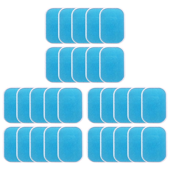 Limei 30pcs Gel Sheets for Gel Pad, Abs Trainer Replacement Gel Sheet Abdominal Toning Belt Muscle Toner Ab Trainer Accessories