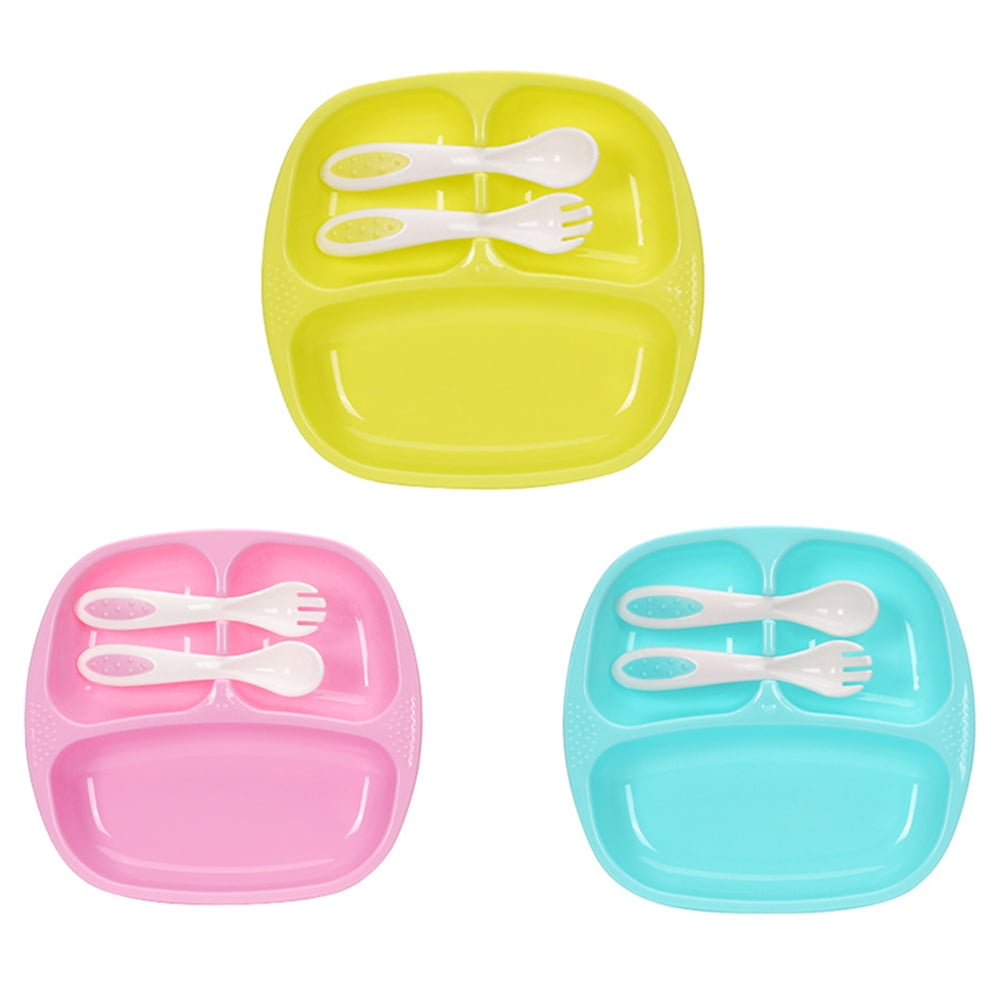 18-Piece Silicone Baby Feeding Set - Suction Plates, Bowls, Bibs, Spoons, Forks & Cups For Toddlers 3 thumbnail image