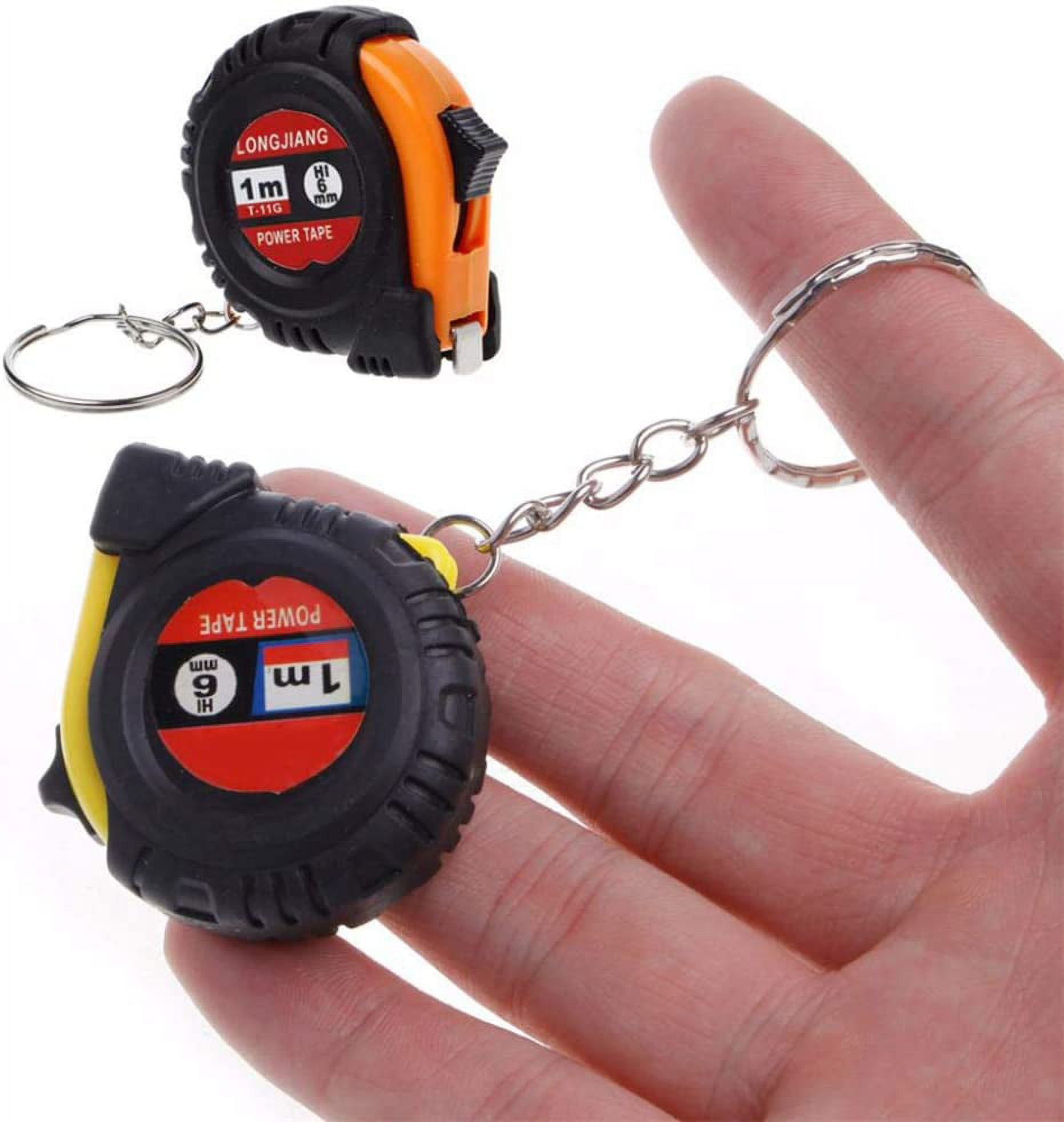 Limei 5 Pack Mini Retractable Tape Measure Ruler Measure Keychain ...