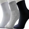 thumbnail image 1 of Limei 5 Pair Summer Mesh Soft Cotton Blend Socks Athletic Sport Gym Casual Socks for Man Black, 1 of 7