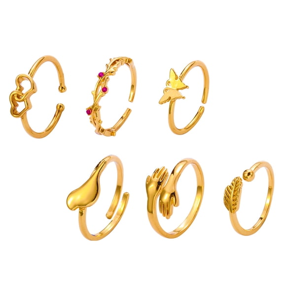 Limei Attractive Party Toe Rings Hand Jewelry Accessories Dress Up