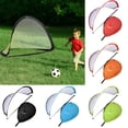 thumbnail image 1 of Limei Collapsible Soccer Goal with Travel Bag Ultra Portable 32 3" x 18 9" x 18 9" Instant Pop Up Football Goal for The Beach| Playground | Backyard | Camping Kids Soccer Training, 1 of 5