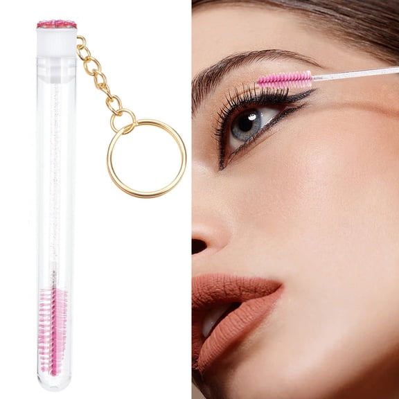 Limei Convenient Eyelash Mascara Brush with Rhinestone Pipe for Women Cosmetic Tool