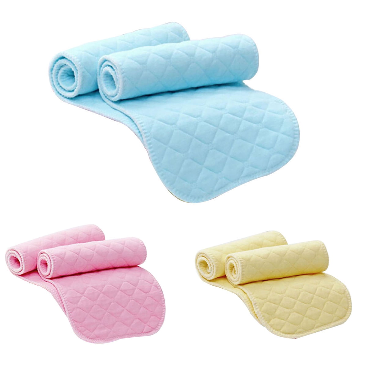 Limei Cotton Baby Reusable Washable Natural Cloth Diaper 10 Pack