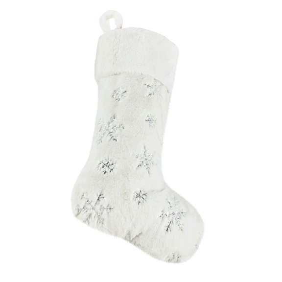 Limei Cute Christmas Sock Snowflakes Pattern for Christmas Storage
