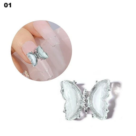 Limei Decorative Butterfly Nail Art Decorations High Quality for Female Colorful