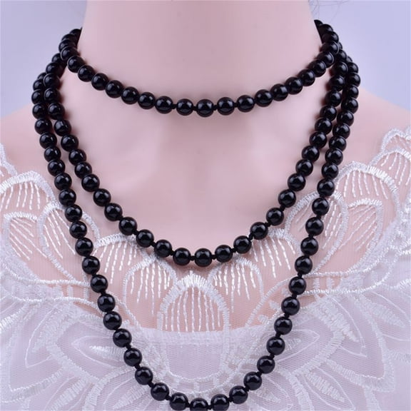 Limei Fashion Imitation Pearl Necklace Rustproof for Girlfriend Easy to Wear