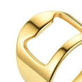 thumbnail image 1 of Limei Fashion Ring Smooth Surface 1 Set Bottle Opening Ring Beer Tools Anti-deform Excellent for Restaurant, 1 of 7
