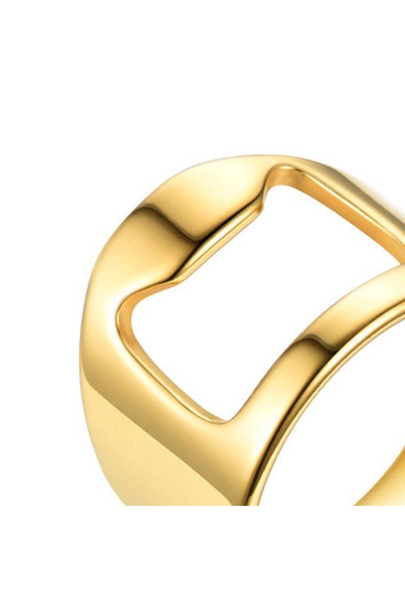 Fashion Ring Smooth Surface 1 Set Bottle Opening Ring Beer Tools Anti-deform Excellent for Restaurant
